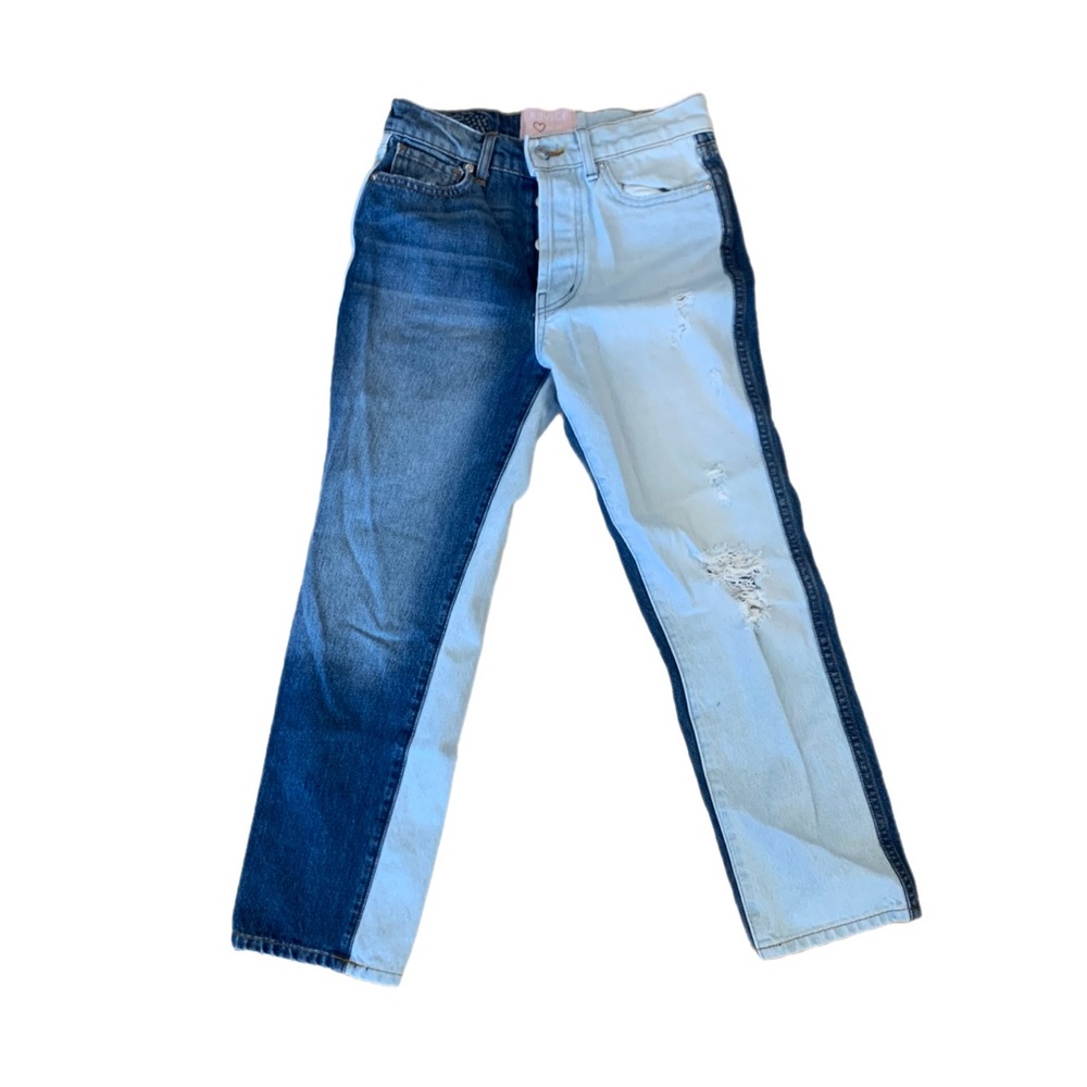 Revice Denim two-toned straight leg jeans